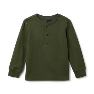 Olive Green Kids Long Sleeve Shirt size 12